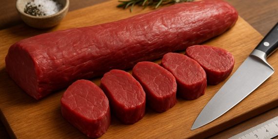 How to Cut a Whole Tenderloin into Filet Mignon Steaks